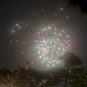 金沢海の公園花火大会の画像