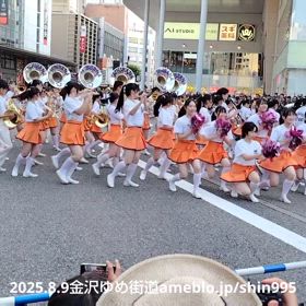 京都橘高校吹奏楽部@金沢ゆめ街道2025、片町きららステージ3の画像