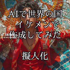 AIが作成した世界の国イケメン擬人化。の画像