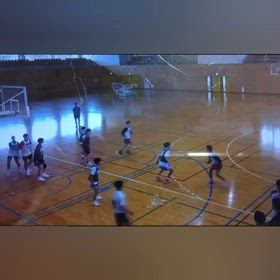 Ｎ山高校との練習試合の画像