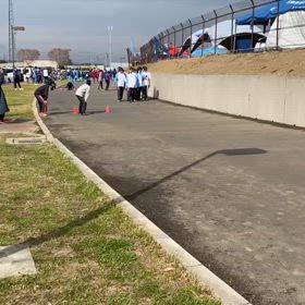 越谷春季　女子リレー③の画像