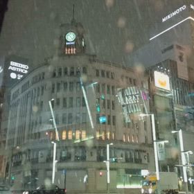 雪の帰路の画像