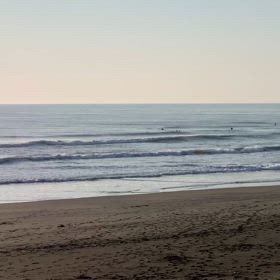 4月27日千葉北、東浪見の朝の波の画像