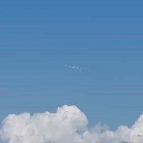 ブルーインパルス見れたって！の画像