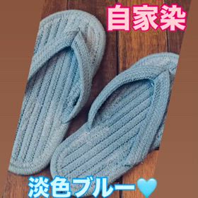 藍染草履の画像