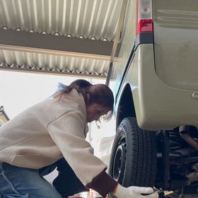 タイヤ交換完了の画像