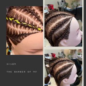 コーンロウの画像