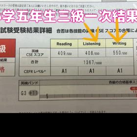 英検®︎の結果詳細！の画像