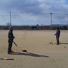 自主トレ最終日の画像