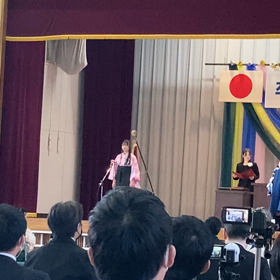 卒業式スピーチの画像