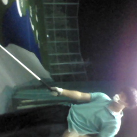 【ゴルフ】レフティー ドライバー練習の画像