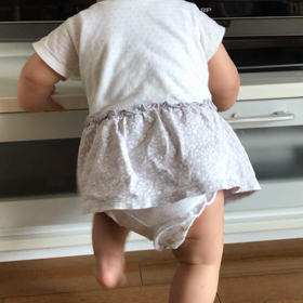 つかまり立ち！の画像