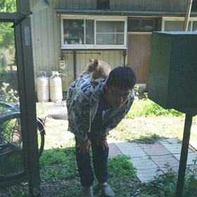 次男坊とのら猫の画像