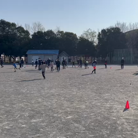 4/1 卒団式　バトン鬼ごっこ①の画像