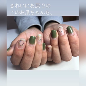 最後に写ってるお爪に注目‼の画像