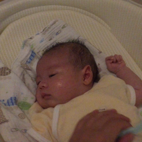 寝不足のない新生児育児の画像