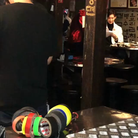 ジョンソク君撮影中の画像