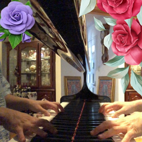 弾いてもらいました！の画像