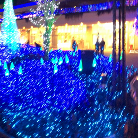 テラスモールのイルミネーションの画像