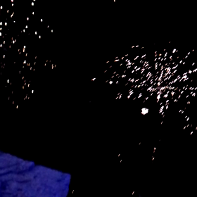 冬の花火の画像