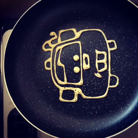 パンケーキアート、カーズ、メーター、ツムツムの画像