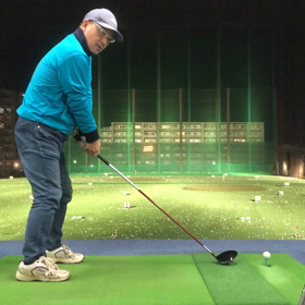 練習47   素振りと同じにの画像