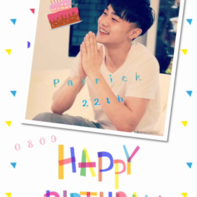 Patrick♡Happy birthday！！の画像