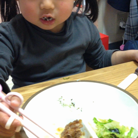 夕飯途中経過の画像