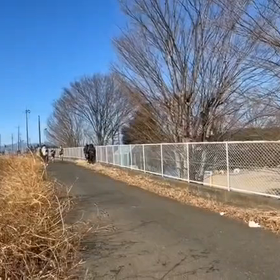 東金子駅伝（アンカー区間）優勝争い①の画像