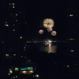 ２０１９年カナダデー　花火の画像