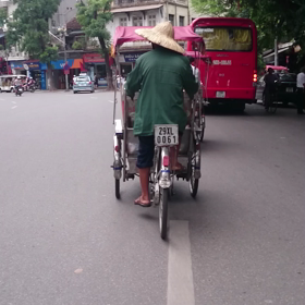 シクロに乗って一緒に街を走ってみましょ@ベトナム１♪の画像