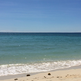セブ島旅行4日目-②  海に出来た道の画像