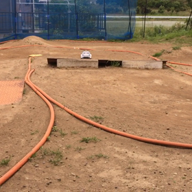 空飛ぶラリーカーの画像