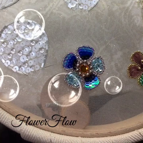 ポワンデカイユとサテンステッチの予習の画像