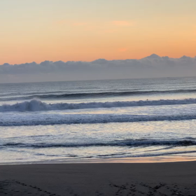 12月11日千葉北、東浪見の朝の波の画像