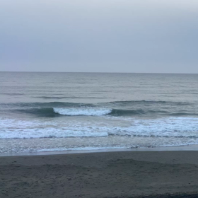 7月17日千葉北、東浪見の朝の波の画像