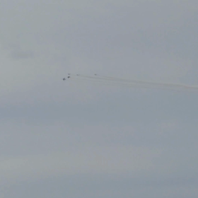 ブルーインパルスが頭上に！の画像