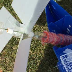 実際に水は汲上げられたけど強度は全然の画像