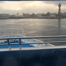 博多港到着の画像