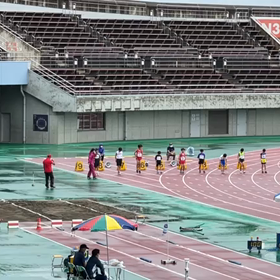 男子５年100m予選②の画像