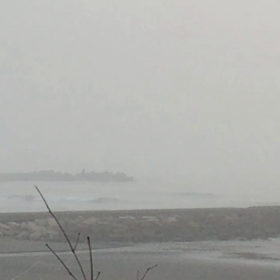 8月3日千葉北、東浪見の朝の波の画像