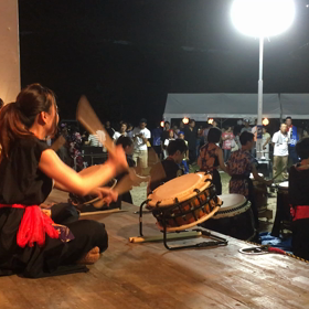 神山手夏まつり、宇美太鼓の画像