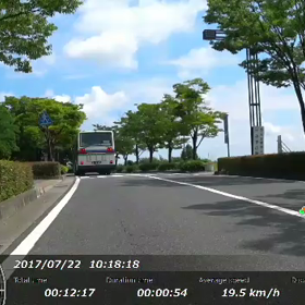 練習走行の画像