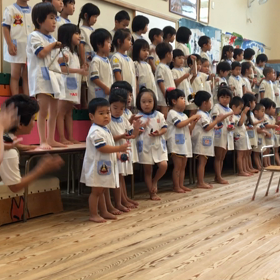 幼稚園 たなばた祭り② 楽器遊びの画像
