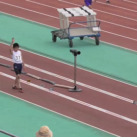 小学男子走り幅跳び準優勝②の画像