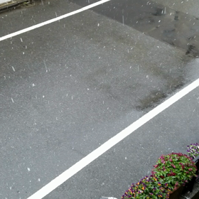 まさかの雪の画像