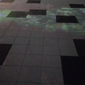 プロモーションマッピング小松駅の画像