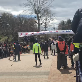 多摩湖駅伝襷渡し⑥の画像