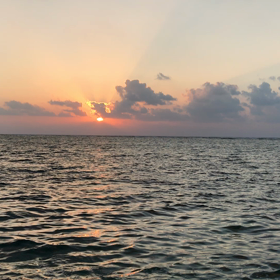 石垣島の夜明けの画像