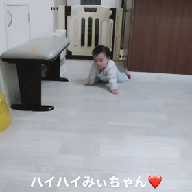 あけましておめでとうございます&ハイハイ❤️の画像